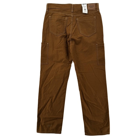Denizen Levi's Pants Mens 32x27 Brown Utility Workwear Carpenter Straight Fit - Picture 1 of 6
